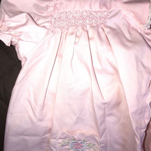 Vintage Tiny Tots Hand Smocked Dress (No Size Tag) - Picture 4 of 7